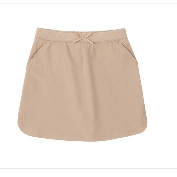 Izod Khaki Girls 12.5 Plus khaki Skort - tennis/golf/uniform skirt - Picture 1 of 8